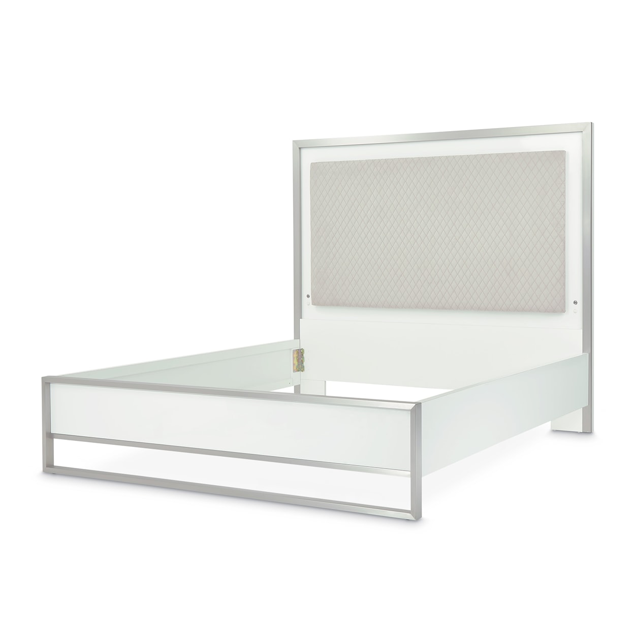 Michael Amini Marquee Marquee Cal. King Panel Bed - Cloud White