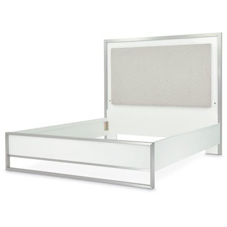 Marquee Cal. King Panel Bed - Cloud White