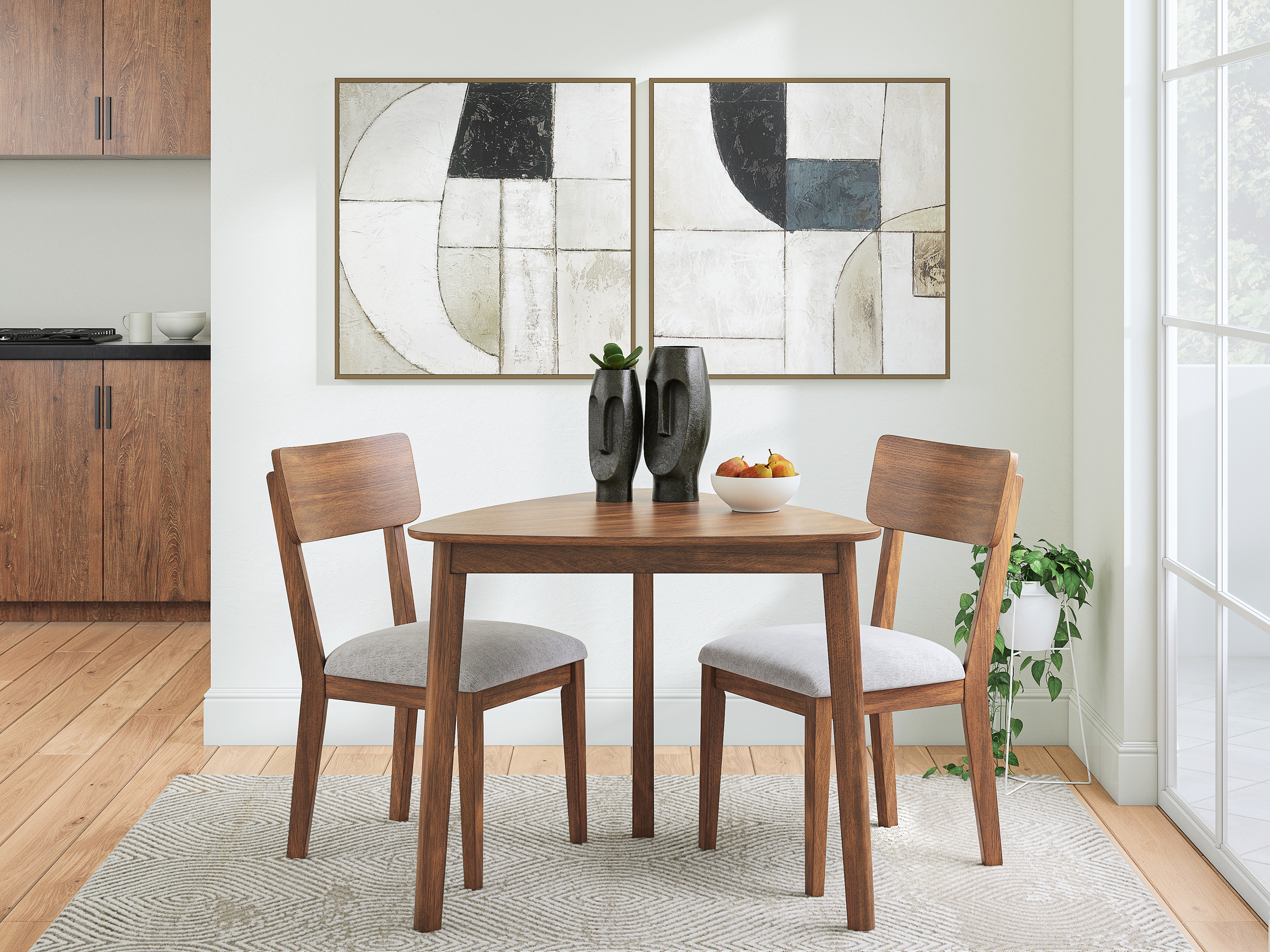 Signature Design by Ashley Tameride Dining Table And 2 Chairs