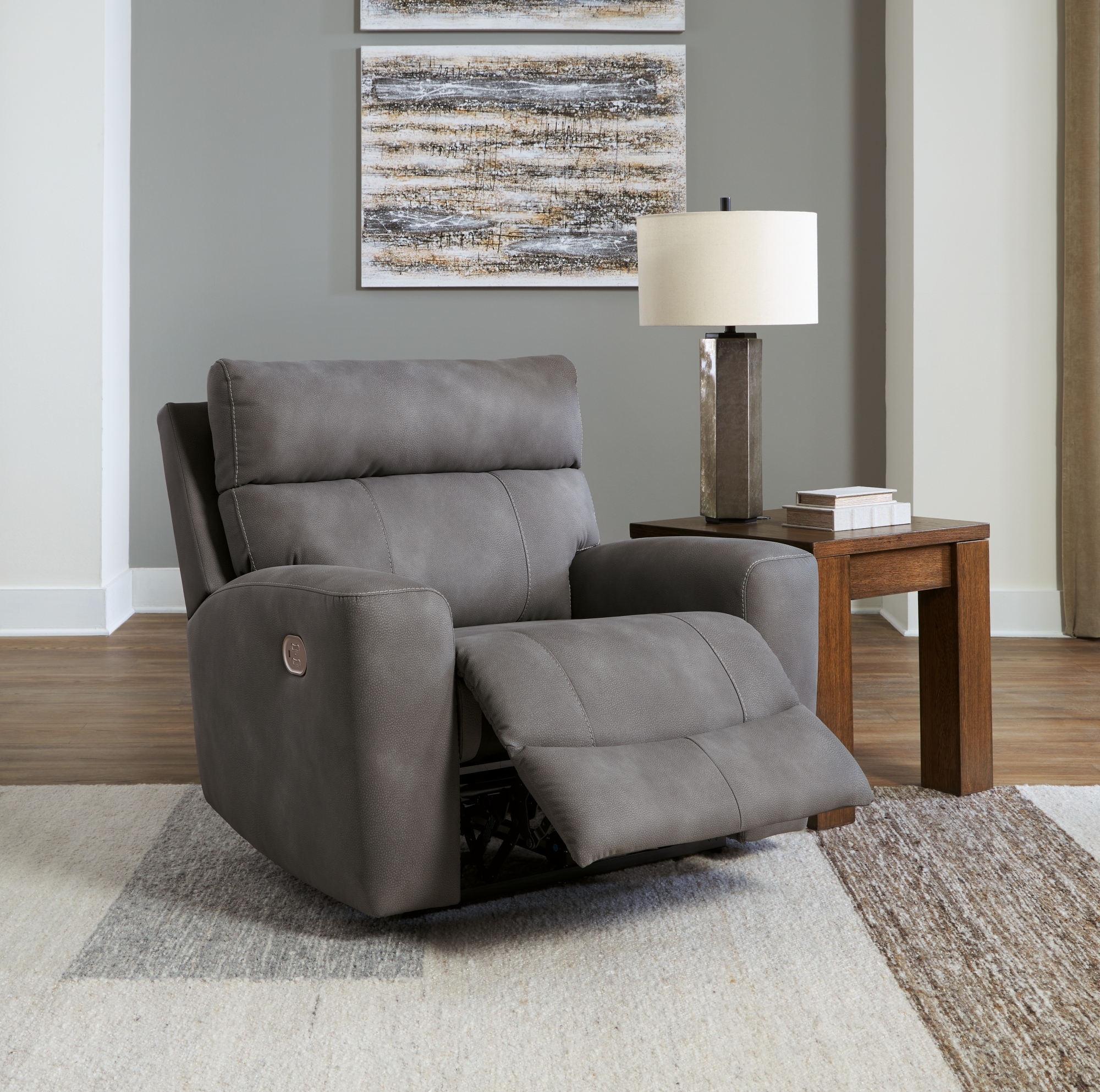 Signature Design by Ashley Next-Gen DuraPella Pwr Recliner/Adj Headrest