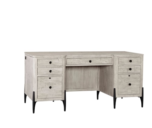 Contemporary 66" Executive Desk