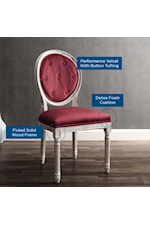 Modway Arise Vintage French Performance Velvet Dining Side Chair