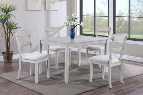 Henderson Farmhouse 5-Piece Dining Set