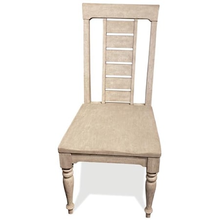 Traditional Slat Back Side Chair