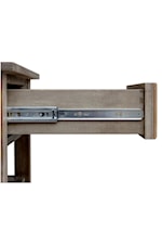 Full-extension, ball-bearing, metal drawer glides