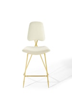 Modway Ponder Velvet Counter Stool - Set of 2