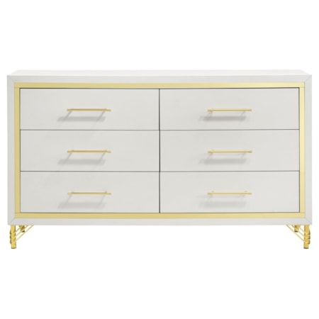 Lucia 6-drawer Dresser