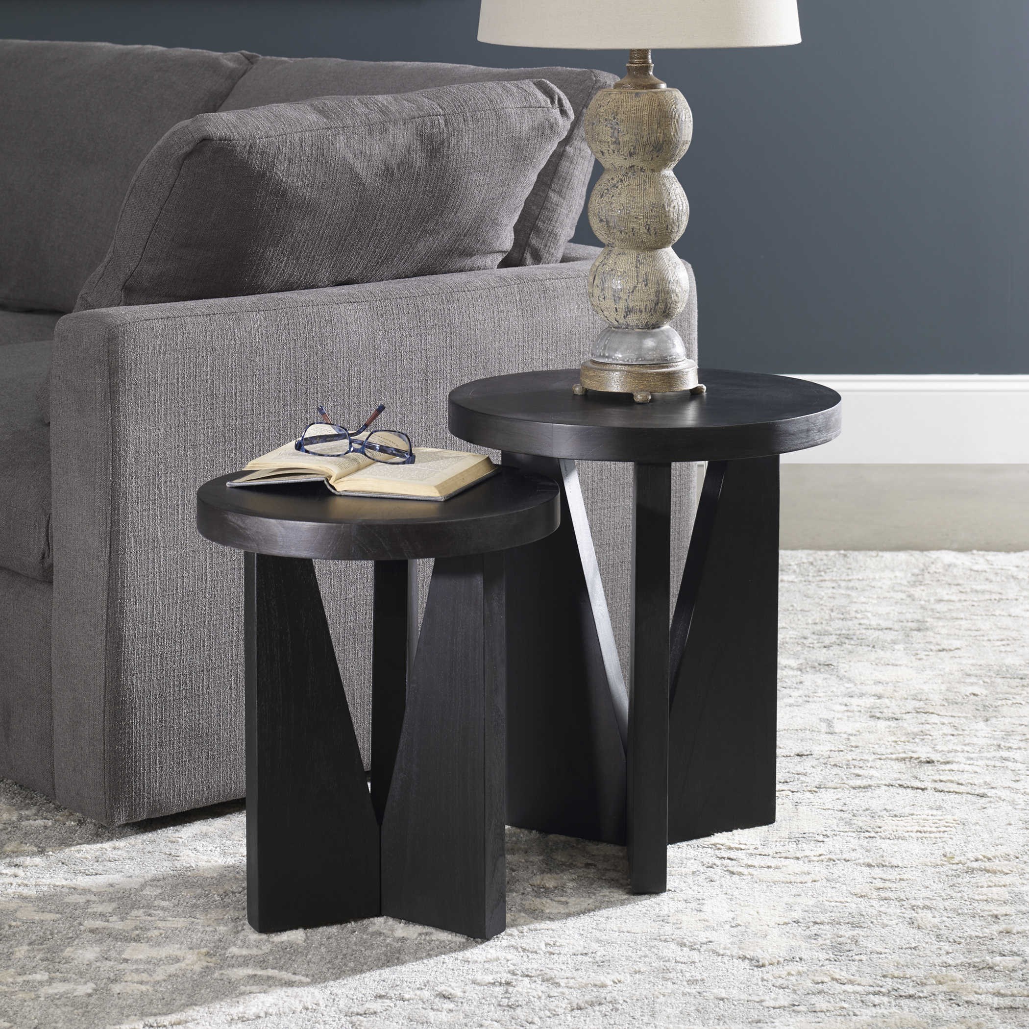 Uttermost Accent Furniture - Occasional Tables Nadette Nesting Tables, S/2