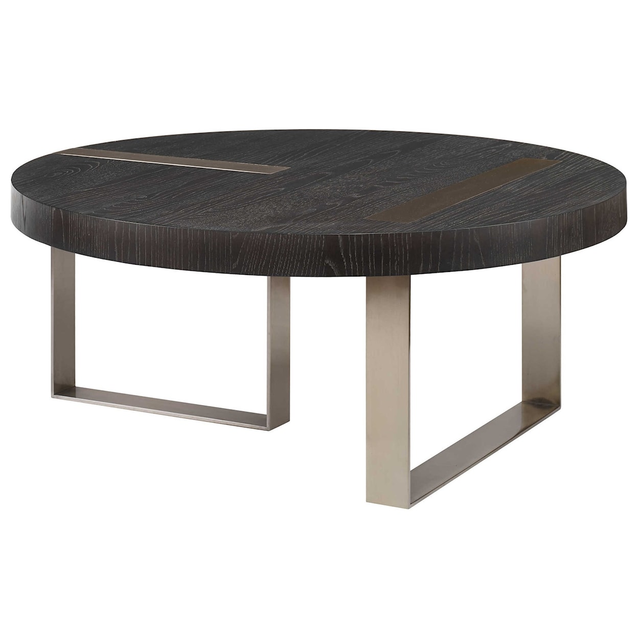 Uttermost Accent Furniture - Occasional Tables Converge Round Coffee Table