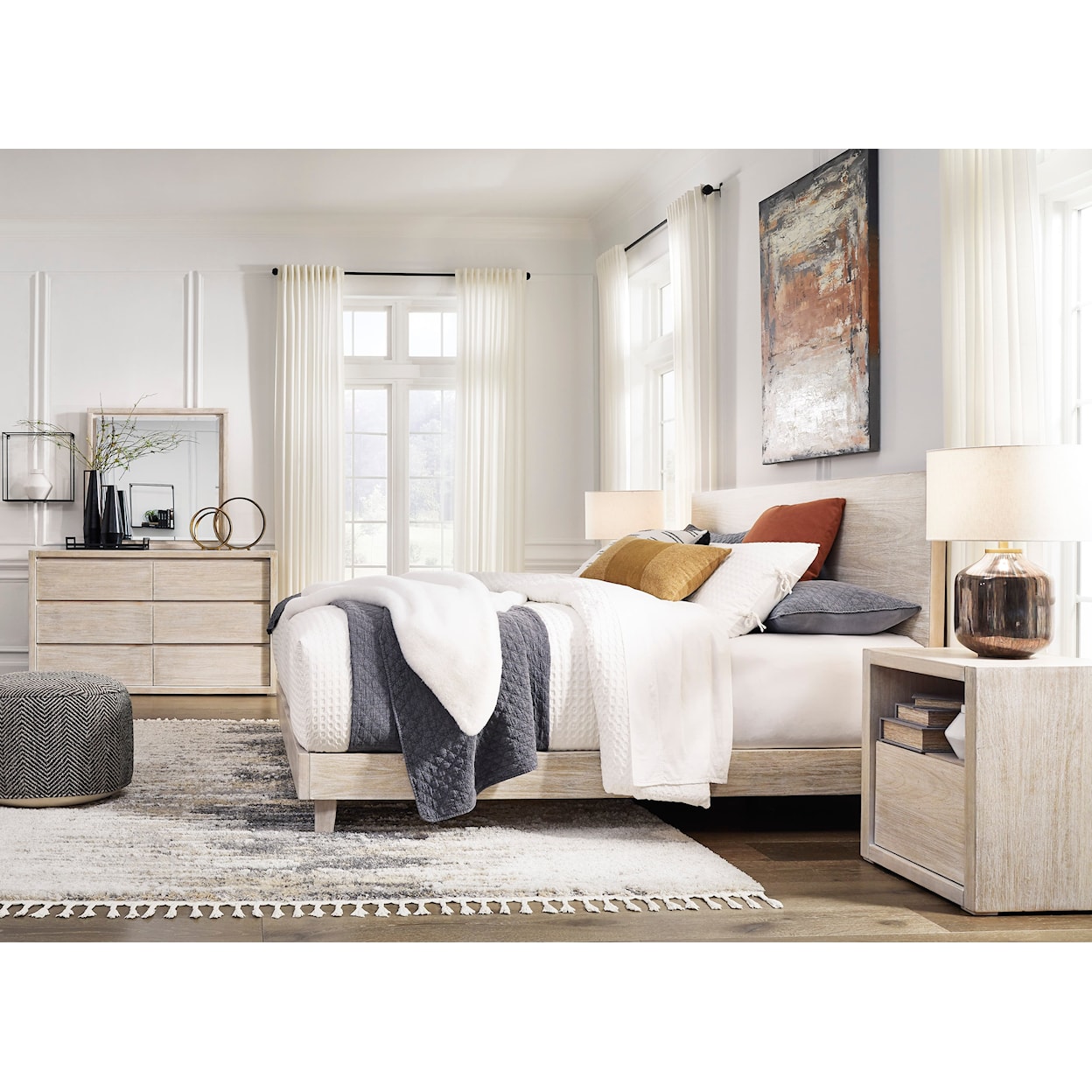 Ashley Furniture Michelia Queen Panel Bed