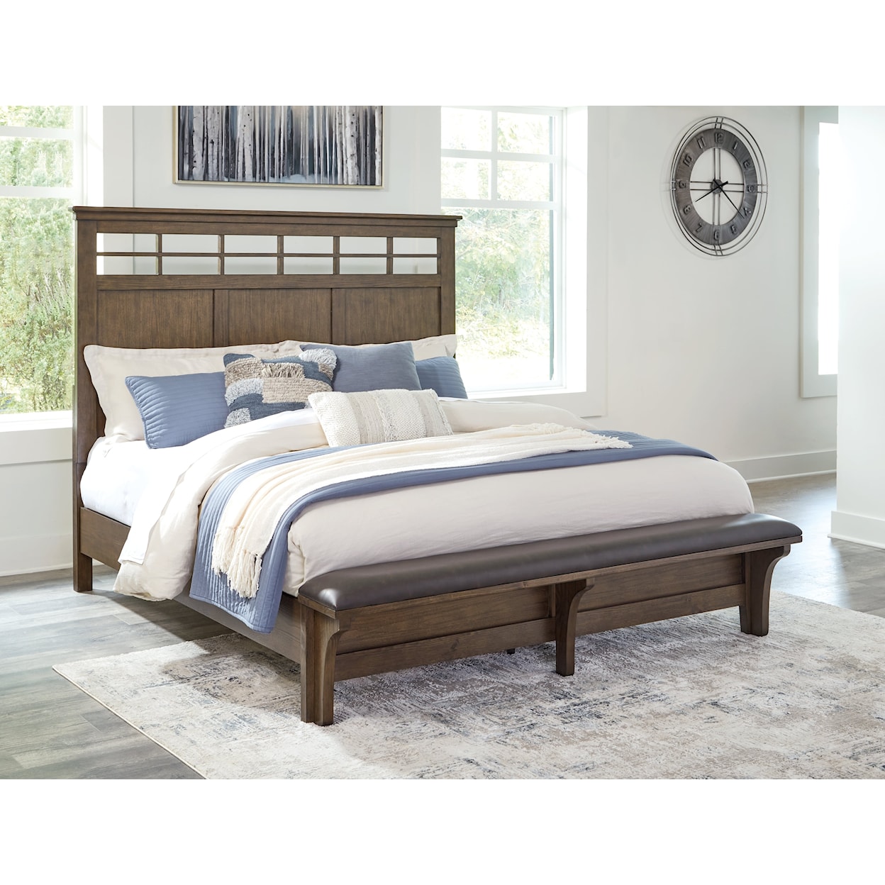 Ashley Shawbeck King Panel Bed