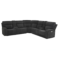 Casual 3-Piece Dual-Power Reclining Sectional Sofa