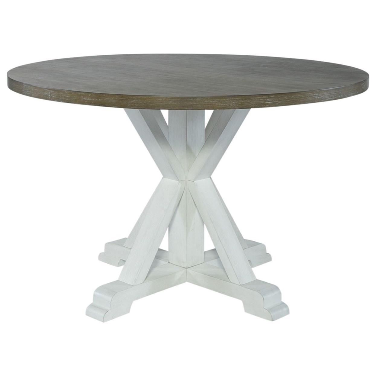 Liberty Furniture Lakeshore 519WHT4848 Modern Farmhouse Single