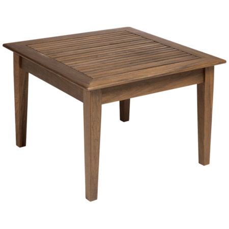 24″ Square Wood End Table