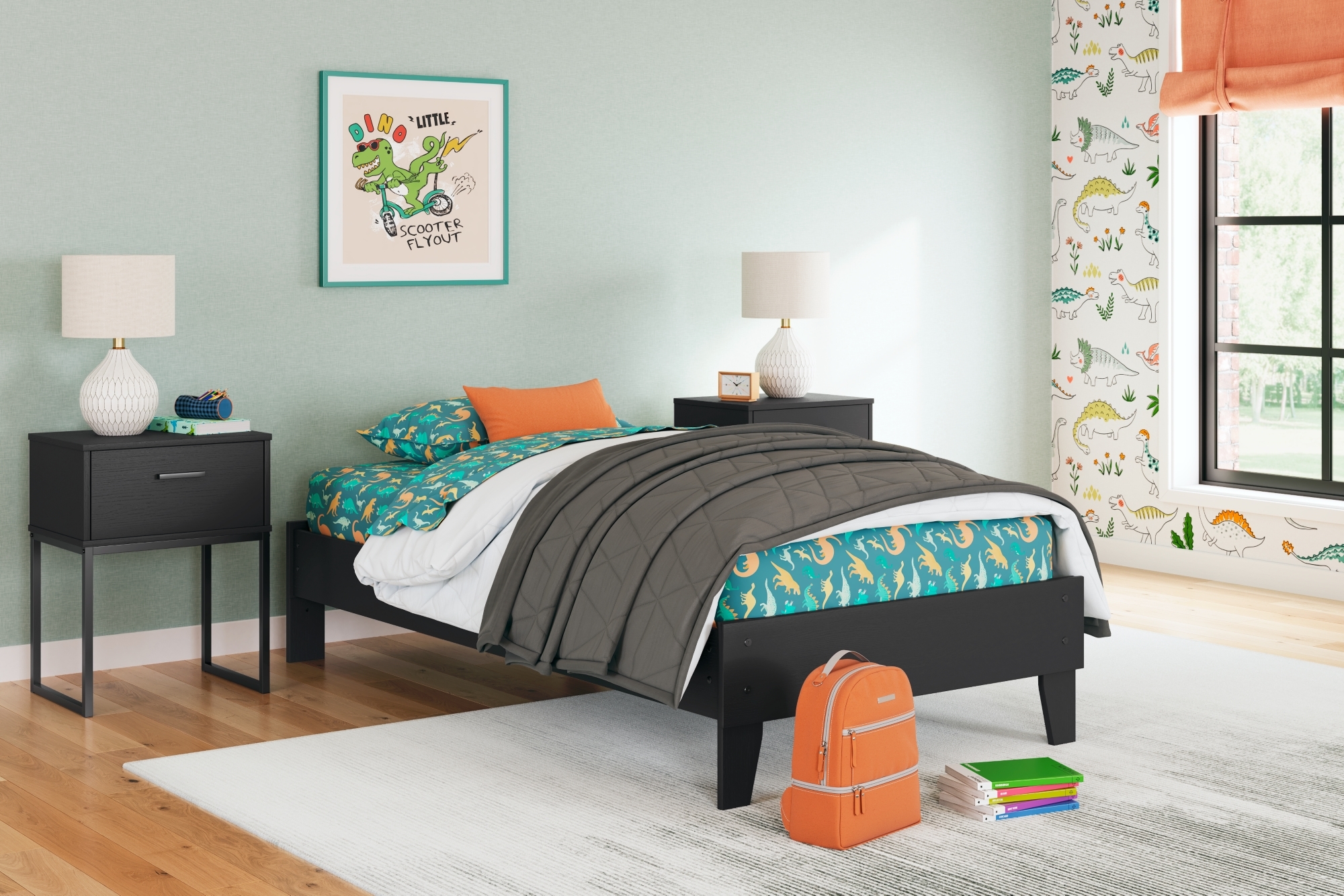 Signature Design by Ashley Socalle Twin Platform Bed