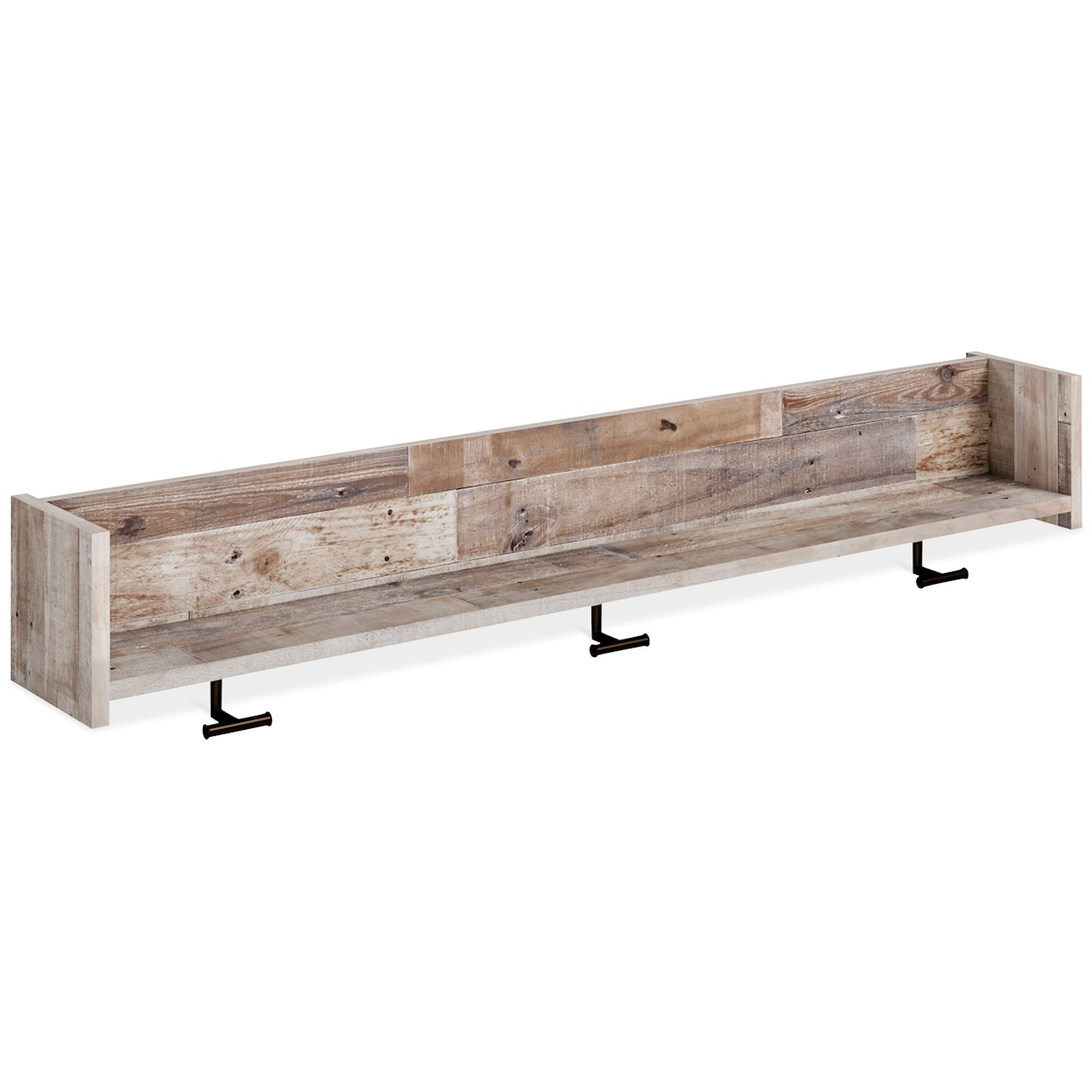 Signature Design by Ashley Furniture Neilsville Wall Mounted Coat Rack with Shelf