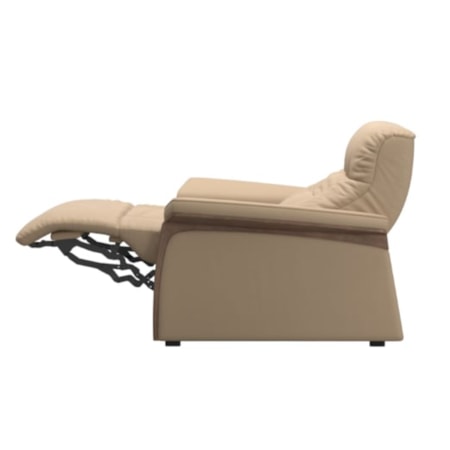 Power Recliner w/ Pwr Head &amp; Wood Arms