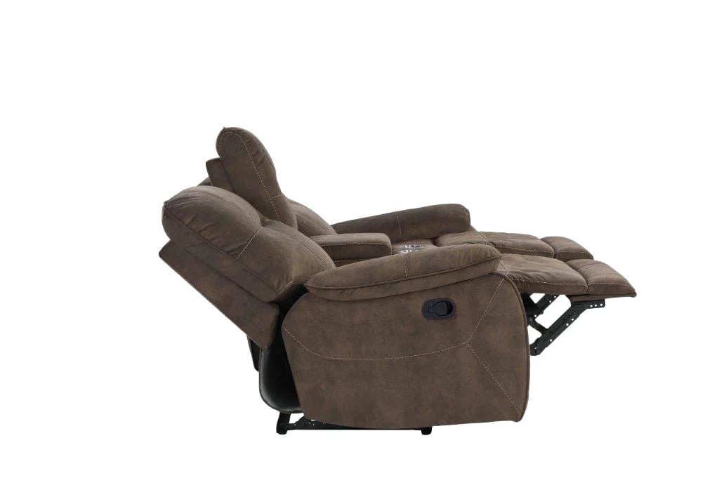 Parker Living Cooper Manual Reclining Console Loveseat