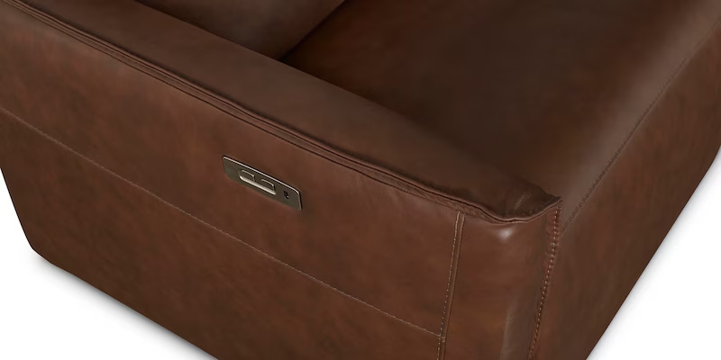 Bassett Everett Everett Leather Reclining Sectional