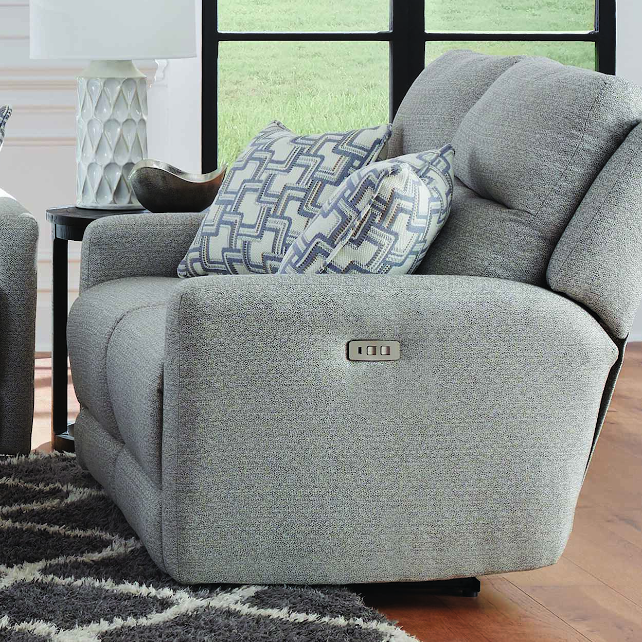 Design2Recline South Hampton Power Headrest Reclining Loveseat