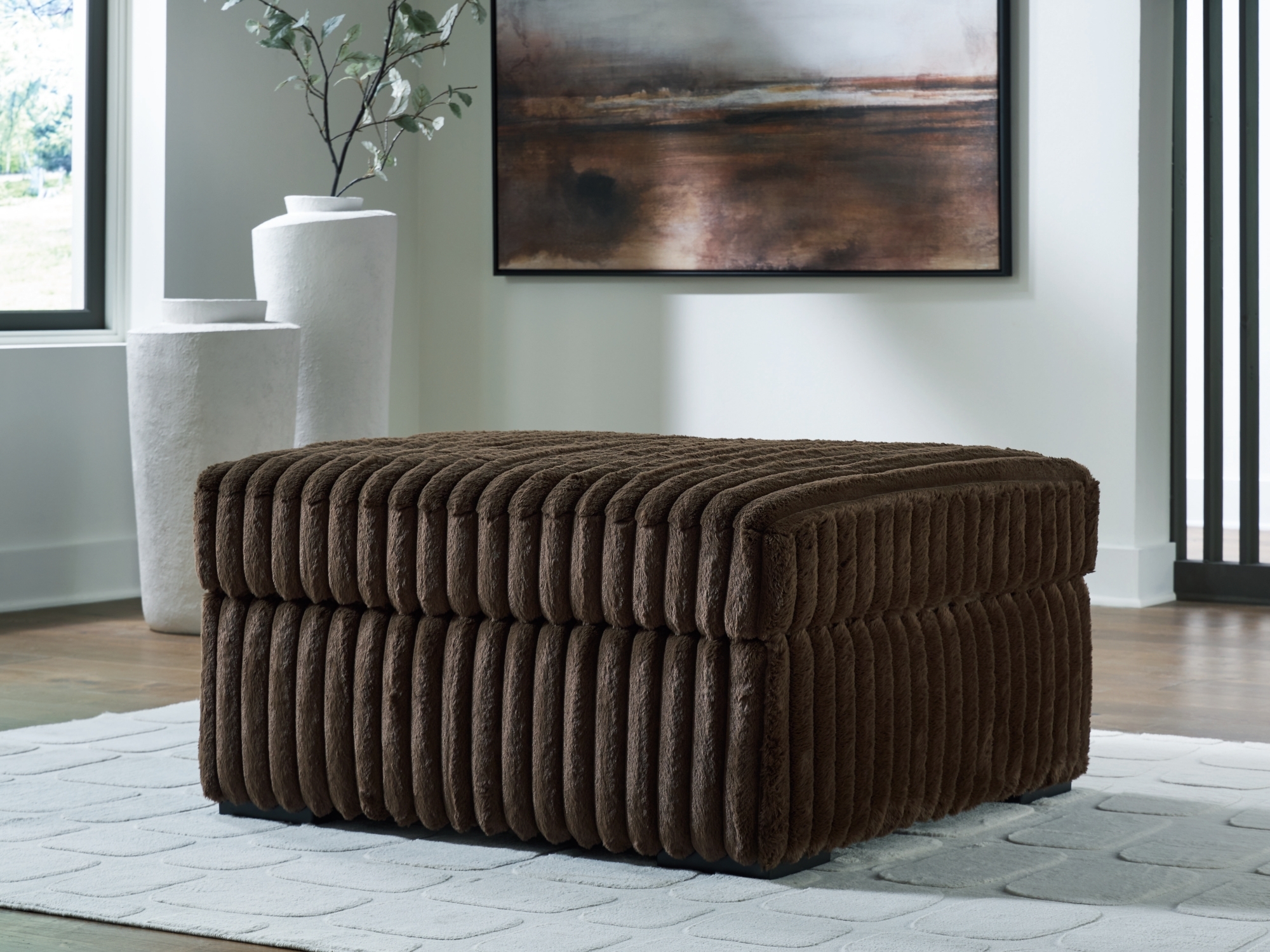 Oversized Accent Ottoman