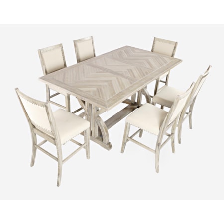 7-Piece Counter Table and Chair Set