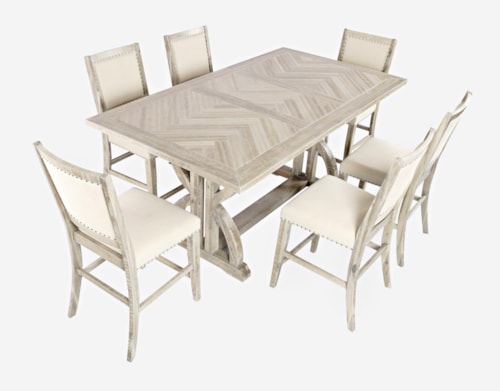7-Piece Counter Table and Chair Set