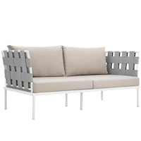 Outdoor Patio Aluminum Loveseat