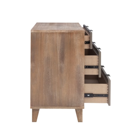 Corsica 4 Drawer Console