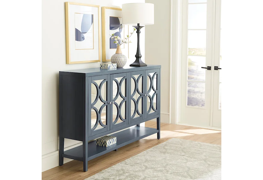 Circle View Four Door Accent Cabinet by Liberty Furniture at Darvin Furniture