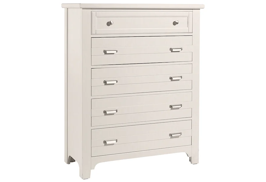 Bungalow 5 Drawer Chest by Laurel Mercantile Co. at VanDrie Home Furnishings