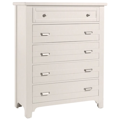 Transitional 5-Drawer Bedroom Chest