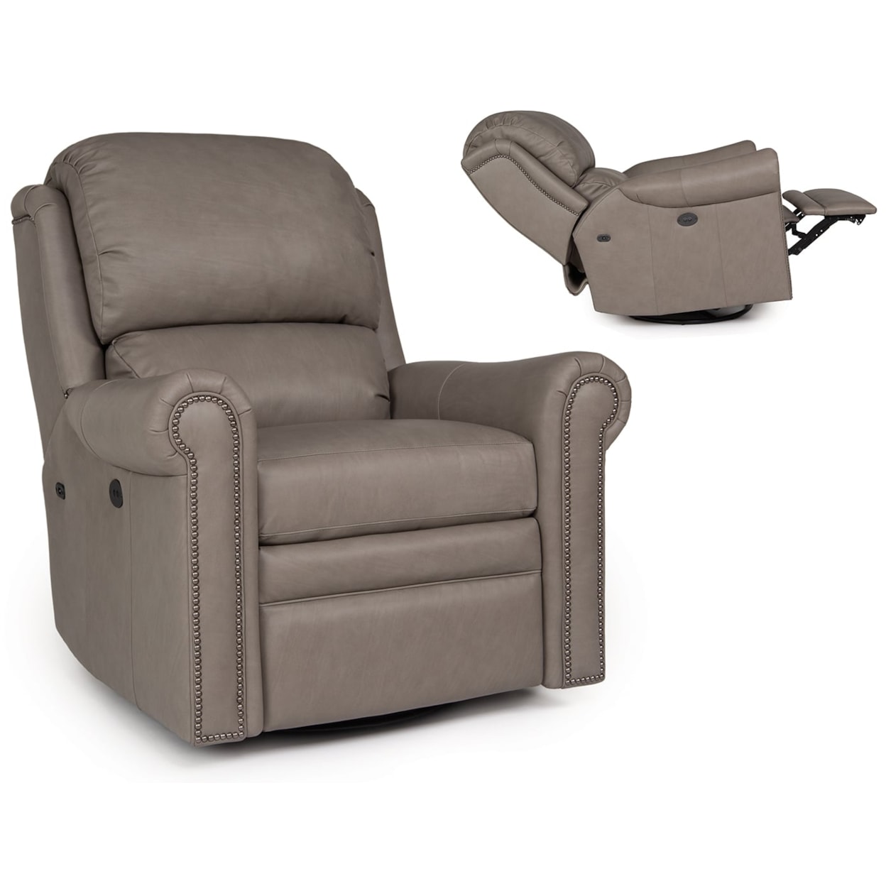 Smith Brothers 780 Swivel Glider Reclining Chair