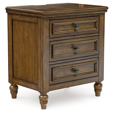 3-Drawer Nightstand