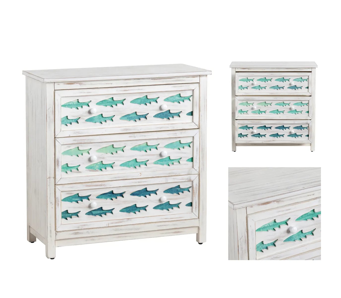 Crestview Collection Hilton 3-Drawer Chest