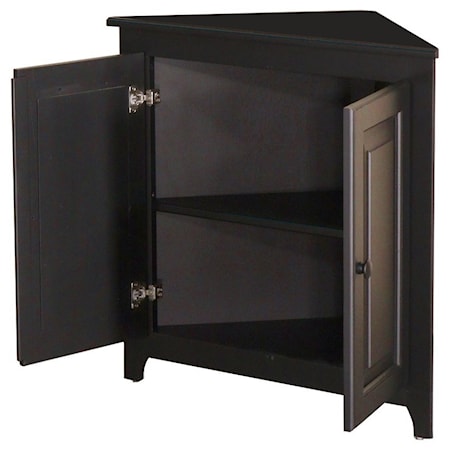 Corner Shelf with Doors