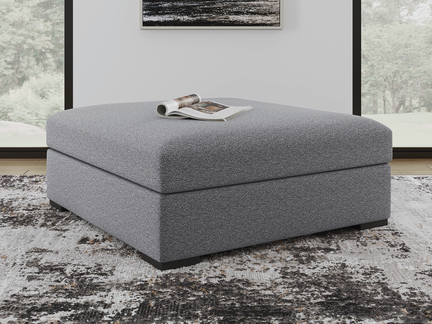 Oversized Accent Ottoman