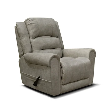 Transitional Minimum Proximity Recliner with Exterior Lever