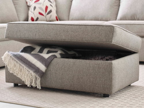 Casual Storage Ottoman with Casters
