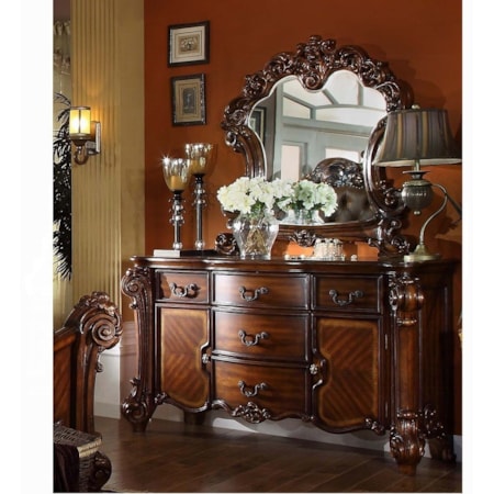 5-Drawer Dresser and Mirror Set