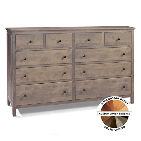 10 Drawer Dresser