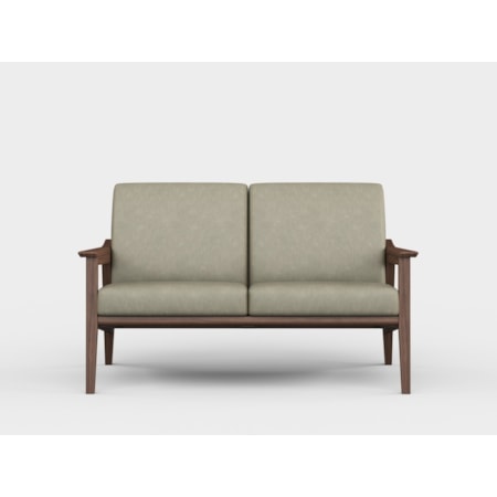 Loveseat w/Animal-Free Leather Cushions