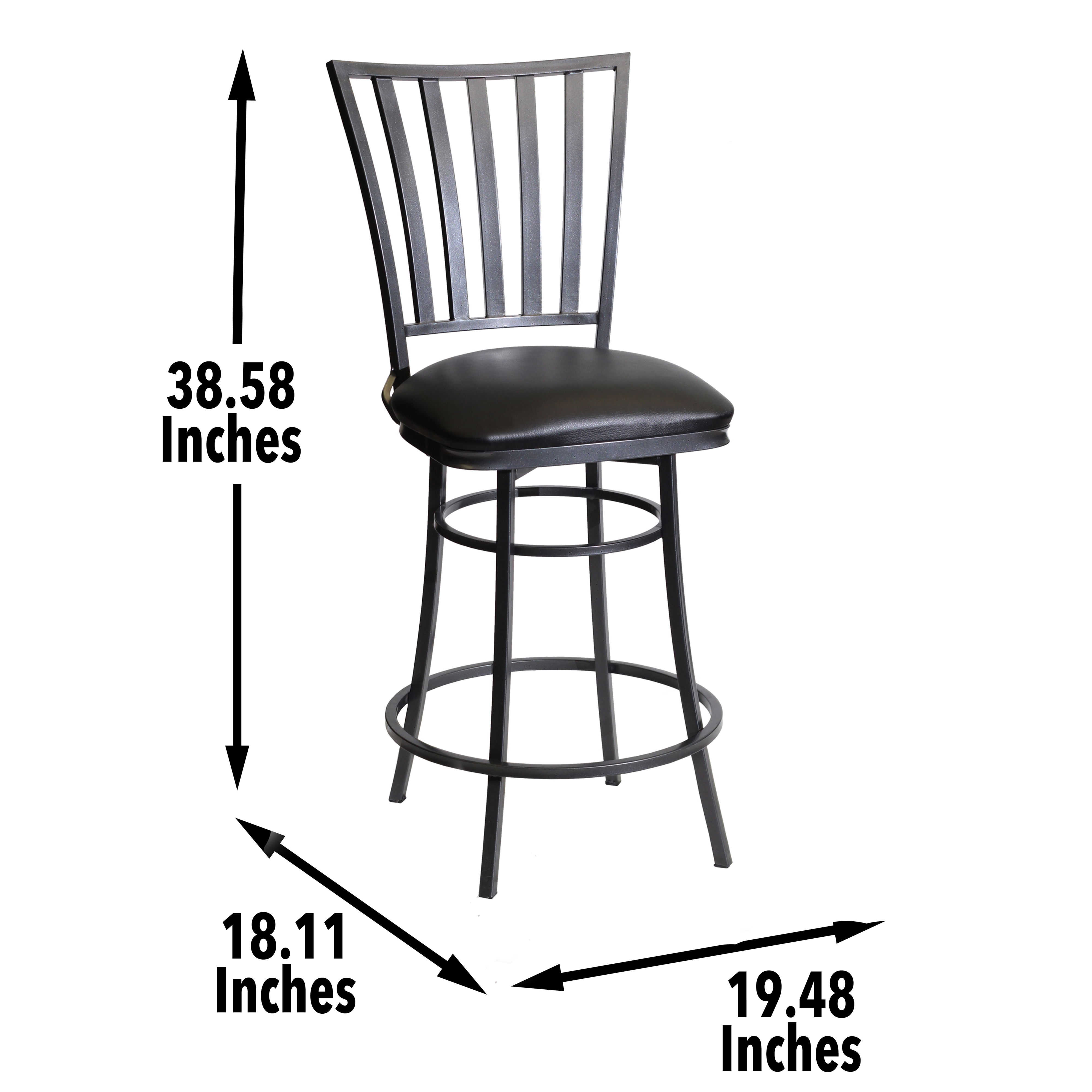 Steve Silver Stellan Counter height swivel barstool