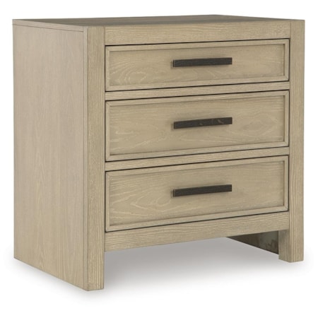 3-drawer Nightstand