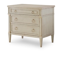 Traditional 3-Drawer Nightstand