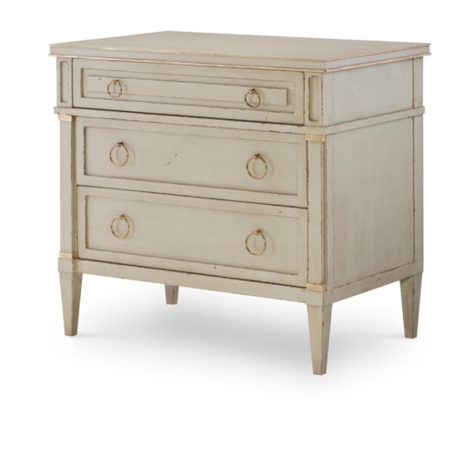 Traditional 3-Drawer Nightstand