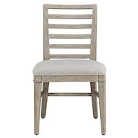 Coastal Dining Chair with Latter Back