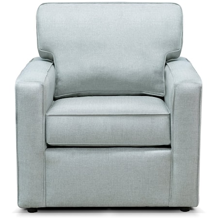 Transitional Accent Chair with Track Arms