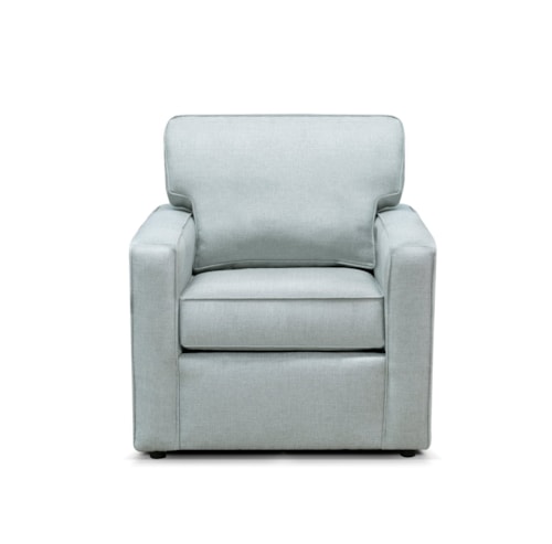 Transitional Accent Chair with Track Arms