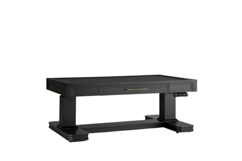 Transitional Liv360 Adjustable Cocktail Table with Casters